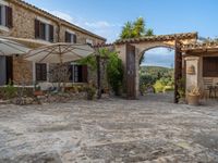 Majorca's Agricultural Fields and Farmhouses in Spain