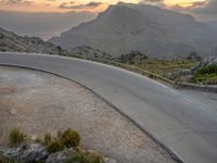 Majorca's Aerial Asphalt Road in the Balearic Islands