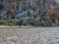 Majorca Landscape: Rock Wall Canyon in Spain