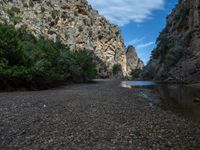 Majorca Landscape: Rock Wall in Europe