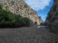 Majorca Landscape: Rock Wall in Europe