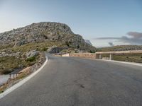 Majorca Road: Dawn Breaks Over Curved Armco Barriers