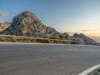 Majorca Road: European Landscape Under Cloudy Skies