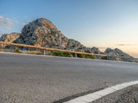 Majorca Road: European Landscape Under Cloudy Skies