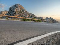 Majorca Road: European Landscape Under Cloudy Skies