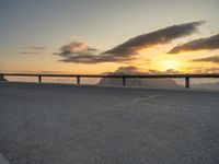 Majorca, Spain: Curved Road at Dawn with Armco Barrier