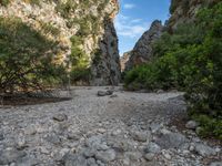 Majorca, Spain Landscape: Rock Walls and Canyons