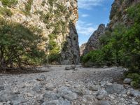 Majorca, Spain Landscape: Rock Walls and Canyons