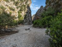 Majorca, Spain Landscape: Rock Walls and Canyons