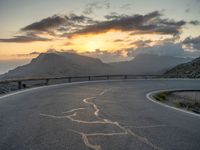 Majorca's Spain Road: Curving at Dawn