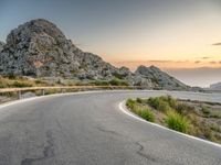 Majorca Spain Road at Dawn