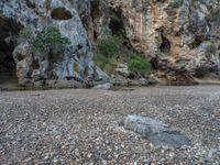 Majorca, Spain: Rock Walls and Gravel Landscape