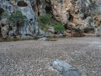 Majorca, Spain: Rock Walls and Gravel Landscape