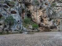 Majorca, Spain: Rock Walls and Gravel Landscape