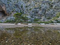 Majorca, Spain: Rock Wall in the Open Space