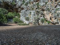 Majorca, Spain: Rock Wall and Shadow