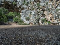 Majorca, Spain: Rock Wall and Shadow