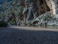 Majorca, Spain: Rock Wall Shadows