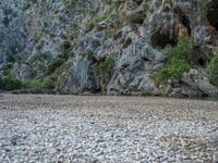 Majorca, Spain: Rocky Canyon Wall