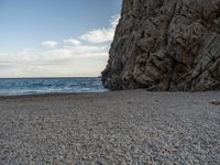 Majorca, Spain: Rocky Wall Along the Coastline