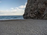 Majorca, Spain: Rocky Wall Along the Coastline