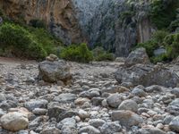 Majorca, Spain: Rocky Wall Landscape