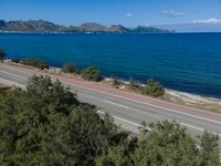 Aerial View of Mallorca's Ocean in the Balearic Islands