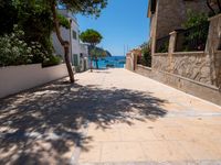 Mallorca Architecture in Coastal Village with Pier 003