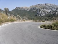 Mallorca Asphalt Thoroughfare Mountain Landscape 001