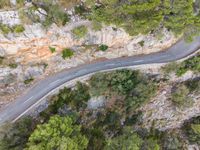 Aerial View of Mallorca Balearic Islands Road 001