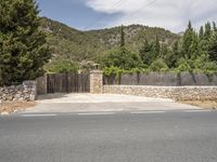 Mallorca: Clear Sky Landscape with Mountains