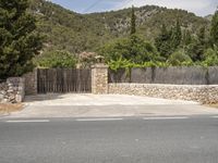 Mallorca: Clear Sky Landscape with Mountains