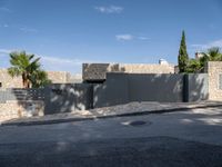 Mallorca: Clear Sky Road in a Residential Area