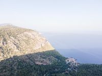 Mallorca Coastal Landscape: Aerial View of a Picturesque Island