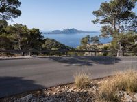 A Scenic Coastal Road in Mallorca, Spain