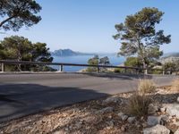 A Scenic Coastal Road in Mallorca, Spain