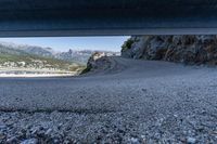 Coastal Road Landscape in Mallorca, Spain