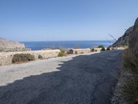 Mallorca Coastal Road through Mountains in Spain