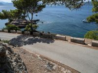 Elevated Road in Mallorca: High above with Clear Skies