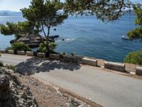 Elevated Road in Mallorca: High above with Clear Skies