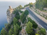 High Elevated Road with Ocean Views in Mallorca