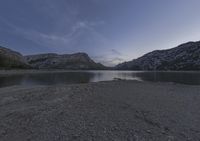 Mallorca Highlands at Dawn: Mountain Lake 001