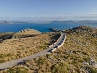 Driving on Mallorca's Highway: Armco Barrier and Ocean View