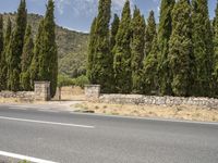 Mallorca Highway: Driving Through a Picturesque Mountain Pass