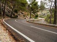 Scenic Road on Mallorca Island, Spain