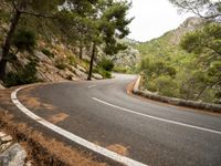 Scenic Road on Mallorca Island, Spain