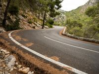 Scenic Road on Mallorca Island, Spain