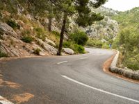 Scenic Road on Mallorca Island, Spain