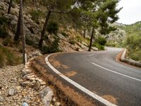 Scenic Road on Mallorca Island, Spain