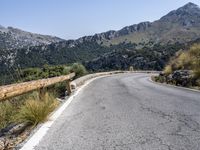 Mallorca Mountain Road in Spanish Islands 001